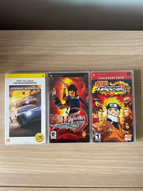 PSP games - Racing, Key of Heaven, Naruto, Video Gaming, Video Games, PlayStation on Carousell