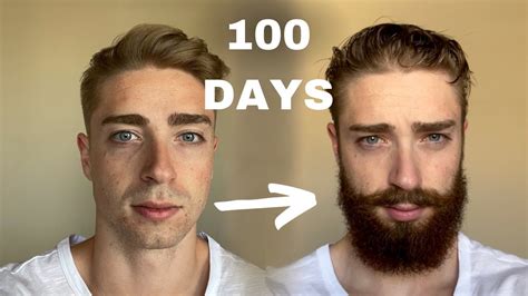 100 Days of Beard Growth | Time Lapse - YouTube