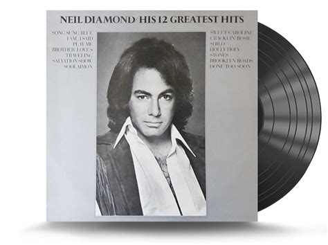 Neil Diamond - His 12 Greatest Hits Vinyl LP (MCA-5219) For Sale