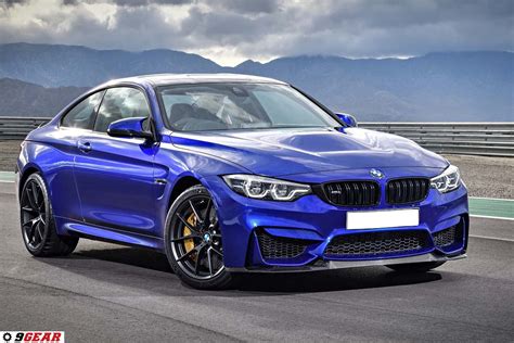 BMW M4 CS (2018) in San Marino Blue Metallic