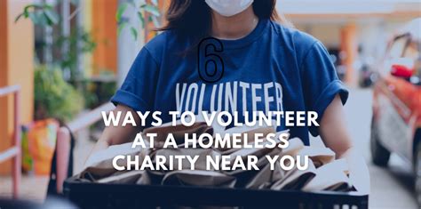 6 Ways to Volunteer at a Homeless Charity Near You