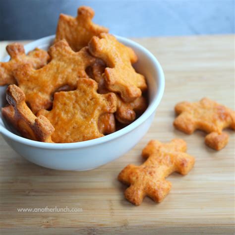 Homemade cheese crackers - spicy cheddar puzzle pieces | Flickr