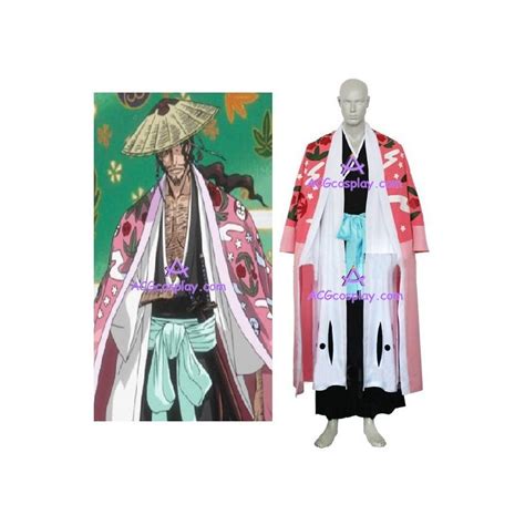 Bleach 8th Division Captain Kyouraku Shunsui Cosplay Costume