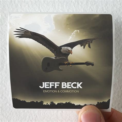 Jeff Beck Emotion Commotion Album Cover Sticker