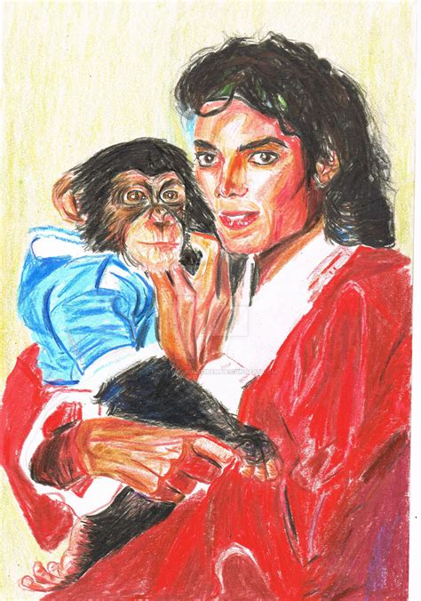 Michael Jackson and Bubbles by MoonwalkingSiren on DeviantArt