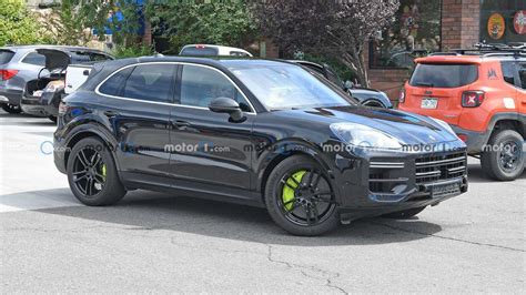 2023 Porsche Cayenne Turbo S E-Hybrid Facelift Spied Inside And Out