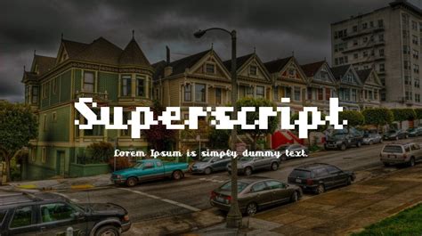 Superscript Font : Download Free for Desktop & Webfont