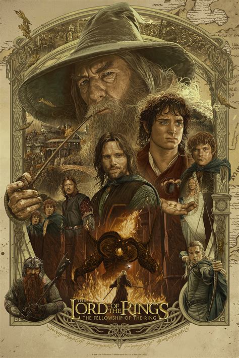 Fellowship Of The Ring Poster by Ruiz Burgos : r/lotr