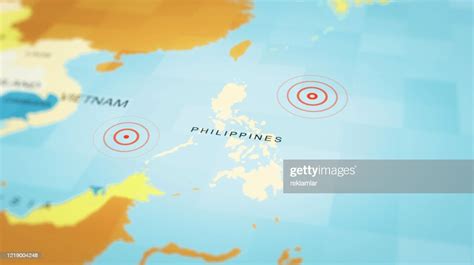 Philippines Map Earthquake High-Res Vector Graphic - Getty Images