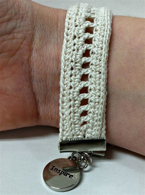 Inspiration Crochet Bracelet | AllFreeJewelryMaking.com