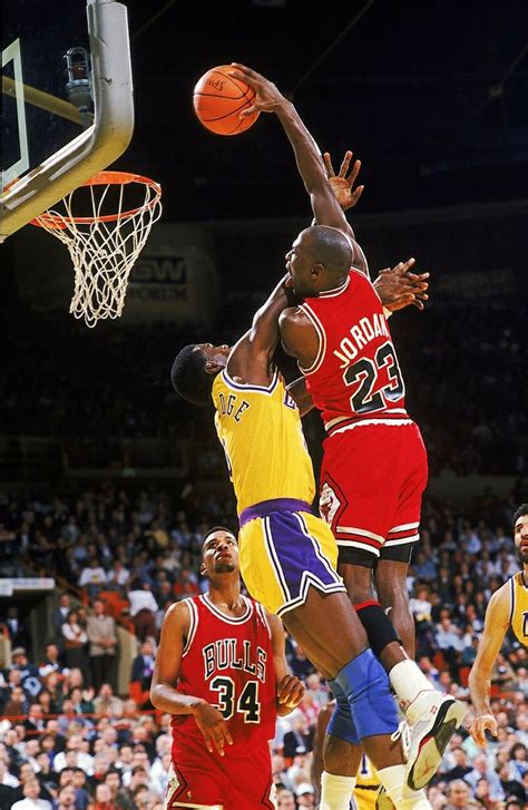 Mj dunk over lakers | Michael jordan, Jordans, Nba basketball