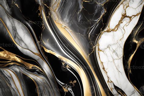 Luxury marble texture background white black gold. Natural stone color ...