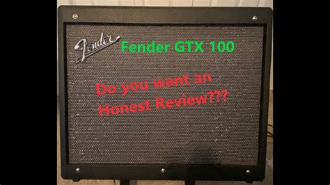 Fender Mustang GTX100 Review - YouTube