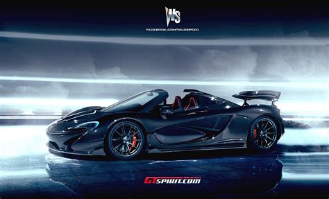 Renders: McLaren P1 Roadster - GTspirit