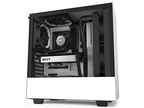 NZXT H510 - Compact ATX Mid-Tower PC Gaming Case - Front I/O USB Type-C Port - Tempered Glass ...