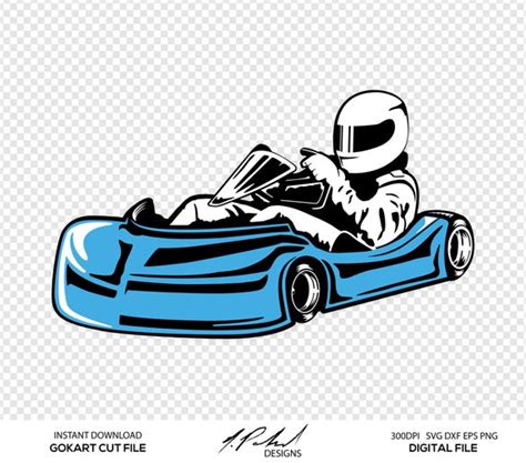 GoKart Digital Cut Files - Digital Files - GoKart SVG - Go Kart DXF - Go Kart EPS - GoKart png ...