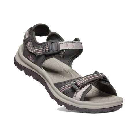 Keen Terradora II Open Toe Womens Hiking Sandals - Dark Grey Dawn Pink