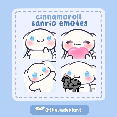 Cinnamoroll Emote Pack - TheJadePlant's Ko-fi Shop - Ko-fi ️ Where creators get support from ...