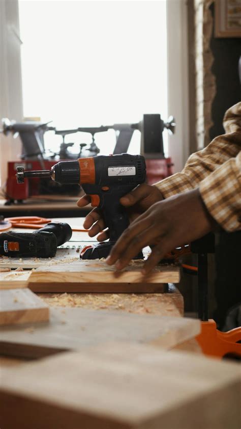 Female Carpentry in a Workshop · Free Stock Video