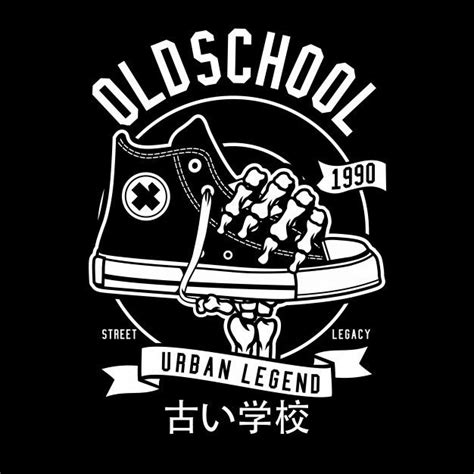 Old School | Shirt logo design, Adventure logo design, Floral logo design