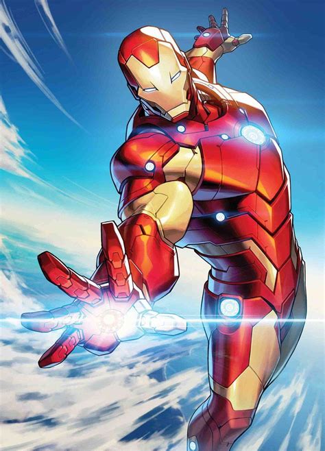 Tony Stark: Iron Man #5 Variant | Iron man comic art, Iron man art, Iron man drawing