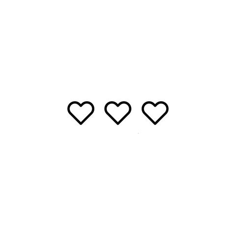 Heart Outline Temporary Tattoo Set | Tattoo Icon – TattooIcon