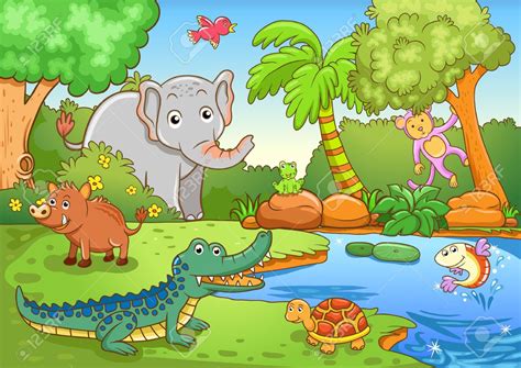 drawing of forest for kids - Clip Art Library