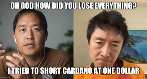 What happens if you short Cardano "because it doesn't have smart ...