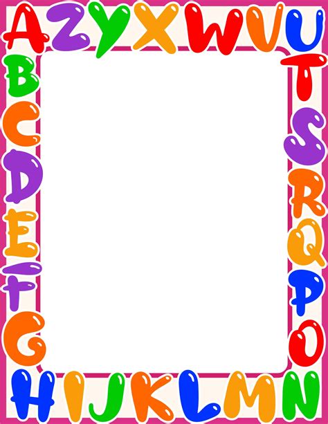 Alphabet Border Printable