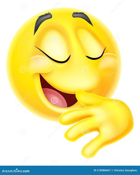 Proud Pleased Emoticon Emoji Face Cartoon Icon Stock Vector ...