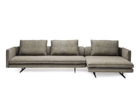 Sofa aus Stoff mit Récamiere MOSS | Sofa mit Récamiere By Arketipo Design Giuseppe Viganò