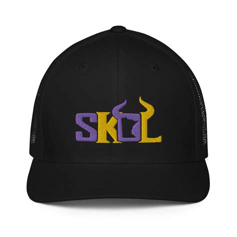 Minnesota Vikings SKOL Hat Flex Fit - Etsy