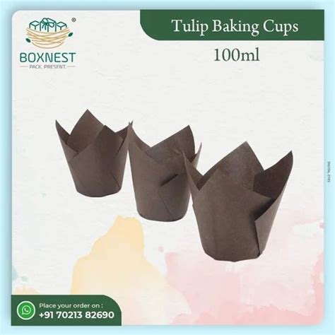 Paper BROWN Tulip Baking Cups at Rs 2/piece in Mumbai | ID: 2850784323662