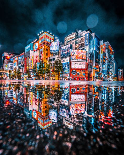 Night in Akihabara on Behance