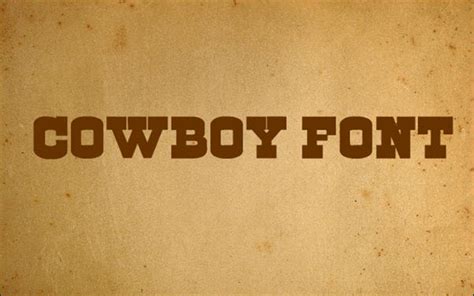 25 Free Cowboy and Western Fonts For Download - Creative CanCreative Can