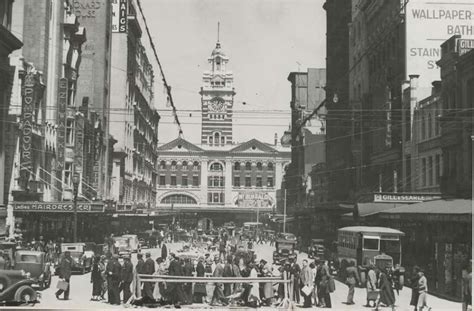 Vintage Photo of Elizabeth St, Melbourne in 1935