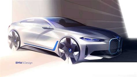 BMW i4 Electric Sedan Revealed With Up To 523 HP, 300 Miles EPA Range