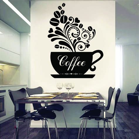 Coffee Wall Decal Custom Coffee Wall Art, Coffee Decals, Kitchen Wall ...