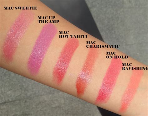 Mac Lipstick Swatches: Part 3 - Peachesandblush