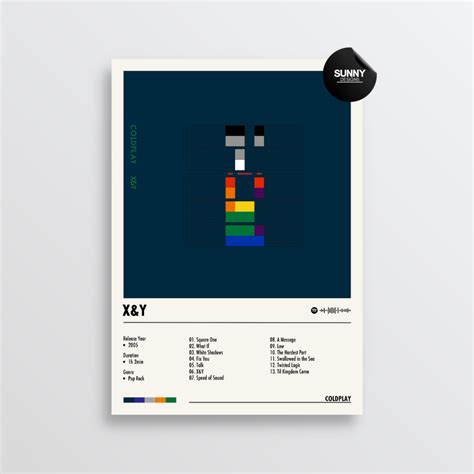 Coldplay - X&Y | Album Cover Poster – Sunny Designs Posters