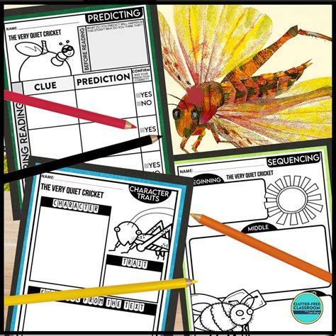 THE VERY QUIET CRICKET activities and lesson plan ideas – Clutter Free Classroom Store