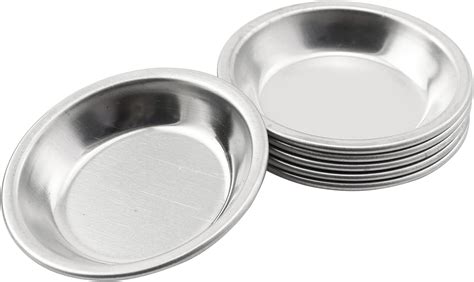 Amazon.com: LQ Industrial 6 in 1 Stainless Steel Paint Pallet 50mm Round Paint Tray for Artist ...