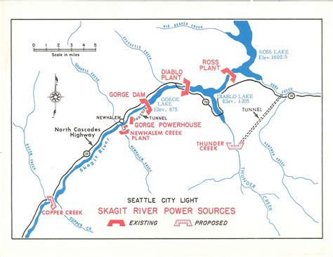 Skagit River power sources map, circa 1967 | Found in Vertic… | Flickr