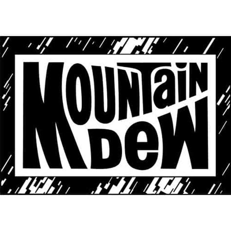 Mountain Dew Decal Sticker - MOUNTAIN-DEW-DECAL - Thriftysigns