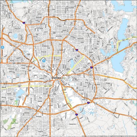 Dallas Map [Texas] - GIS Geography