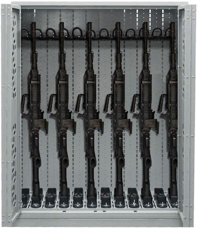 NSN Stackable Weapon Cabinet M249 - Combat Weapon Storage