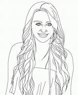 Coloring Pages Of Miley Cyrus  Home sketch template