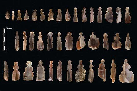 Mysterious Stone Age flint artefacts may be crude sculptures of humans | New Scientist