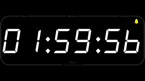 2 HOUR TIMER & ALARM - 1080P COUNTDOWN - YouTube