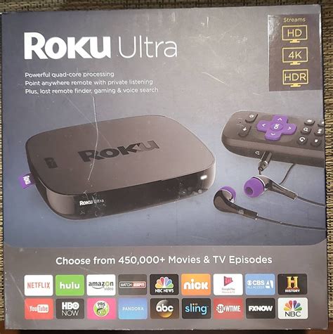 Roku Ultra 4640X (HDMI and optical audio model) in Original Box and ...